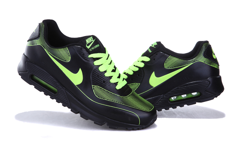 New Men'S Nike Air Max Black/Greenyellow